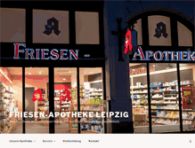 Tablet Screenshot of friesenapotheke-leipzig.de